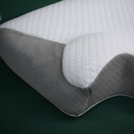 Détail mousse blanche et mesh gris