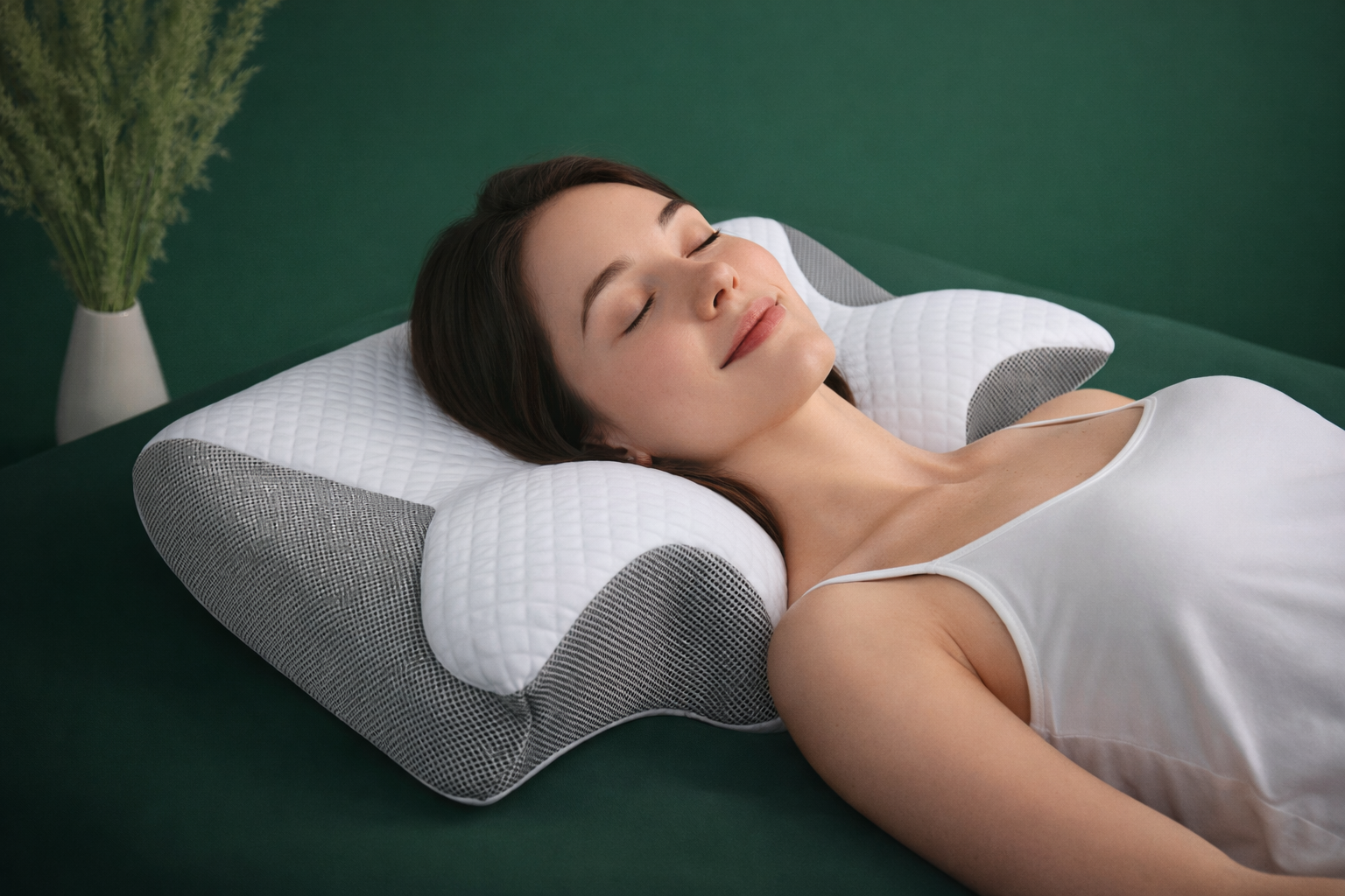 Coussin Cervical Ergonomique – Mousse à Mémoire de Forme