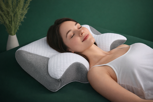 Coussin Cervical Ergonomique – Mousse à Mémoire de Forme